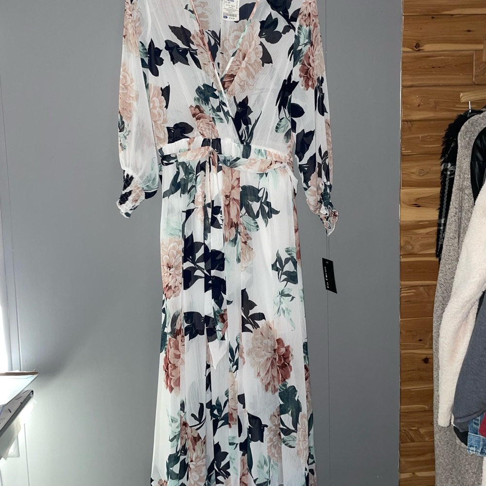 Floral formal maxi dress